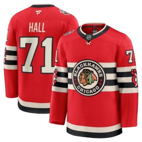 Chicago Blackhawks Trikot Fanatics Premium NHL Taylor Hall 2024-25 Rot Winter Classic - Herren